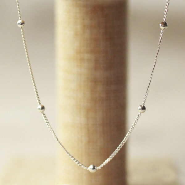 40 cm zilver ketting