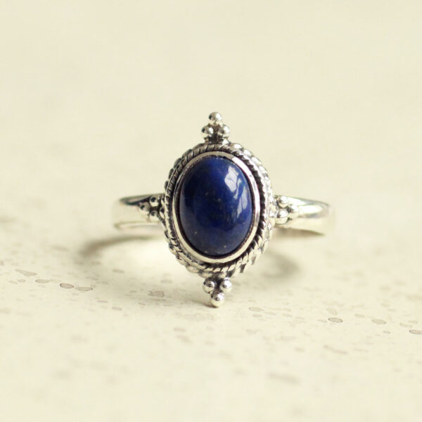 lapis lazuli ring ovaal